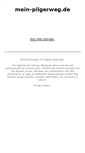 Mobile Screenshot of mein-pilgerweg.de