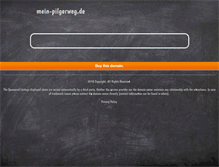 Tablet Screenshot of mein-pilgerweg.de